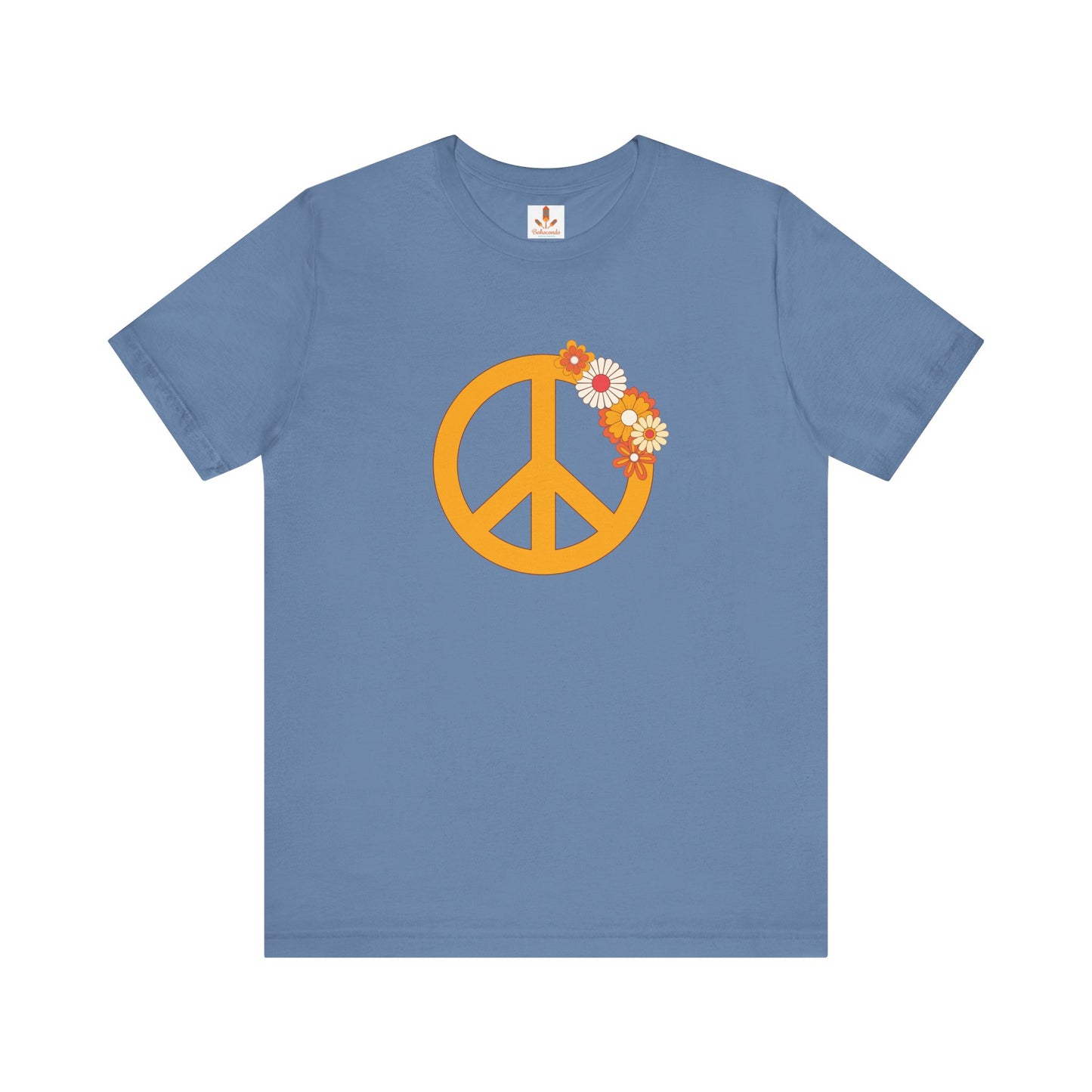 Peace Sign with Flowers T-shirt