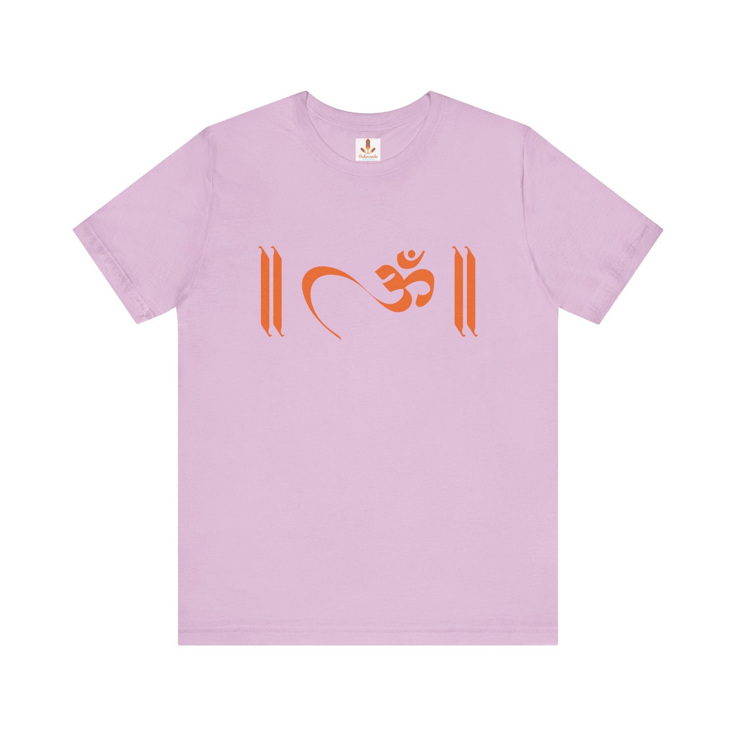 Om Written in Orange T-shirt