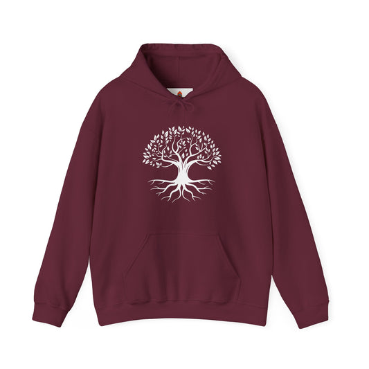 White Tree of Life Art Hoodie