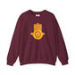 Golden Hamsa Hand with Star of David Sweatshirt