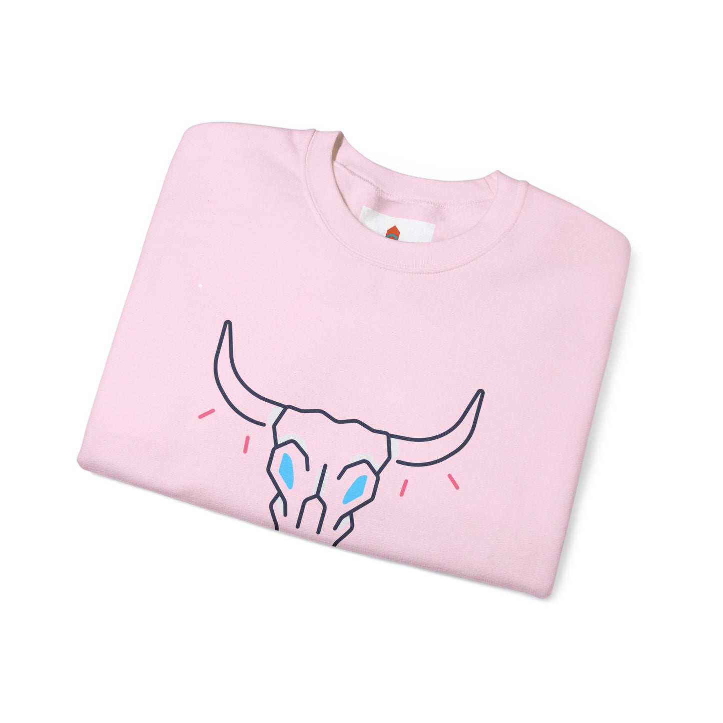 Buffalo Skull Drawing Sweatshirt