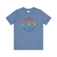 Drawing of Rainbow Peace Sign T-shirt