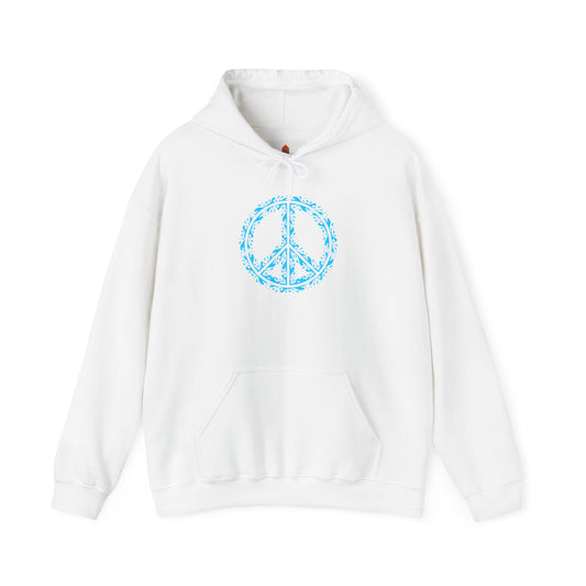 Peace Sign with Water Design Hoodie