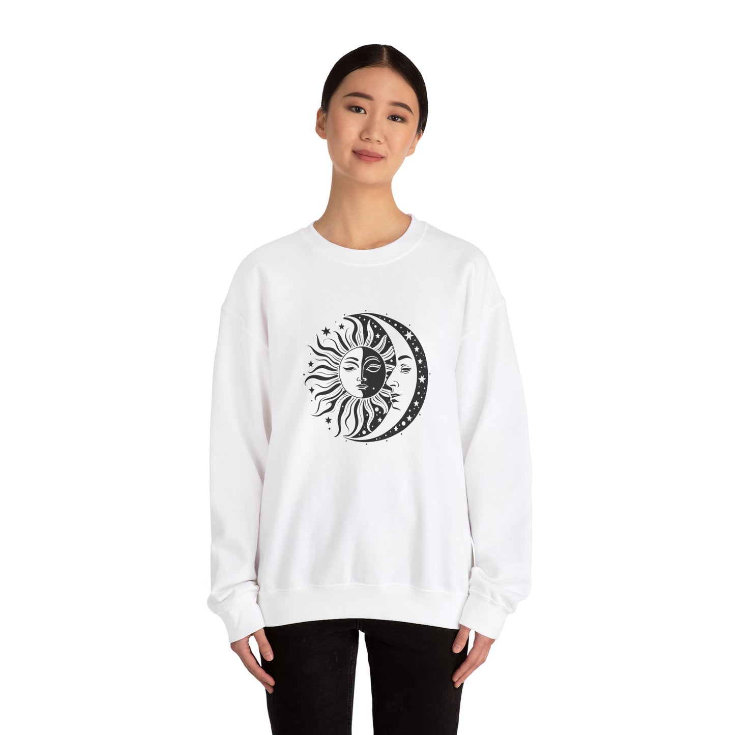 Moon and Sun Art Sweatshirt