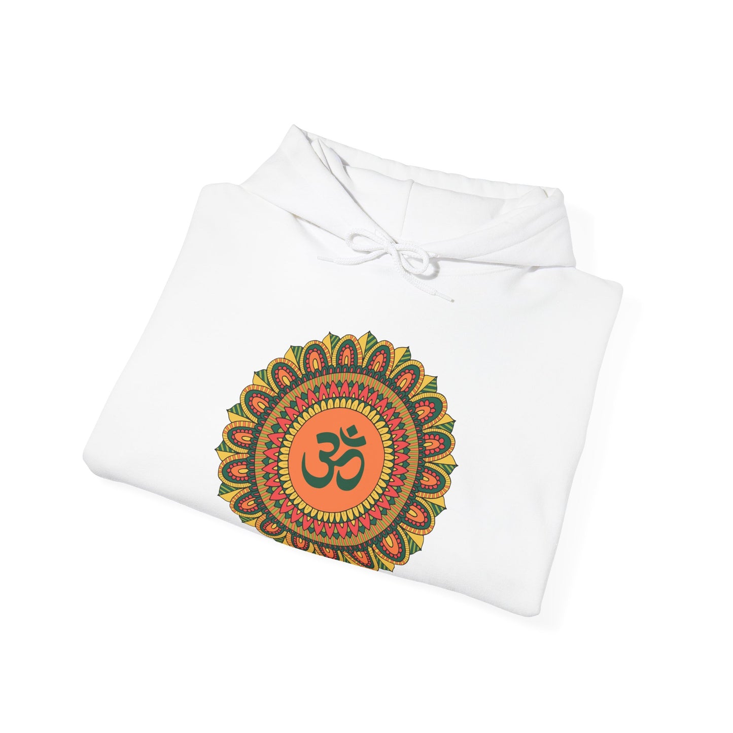 Om Multicolor Mandala Hoodie