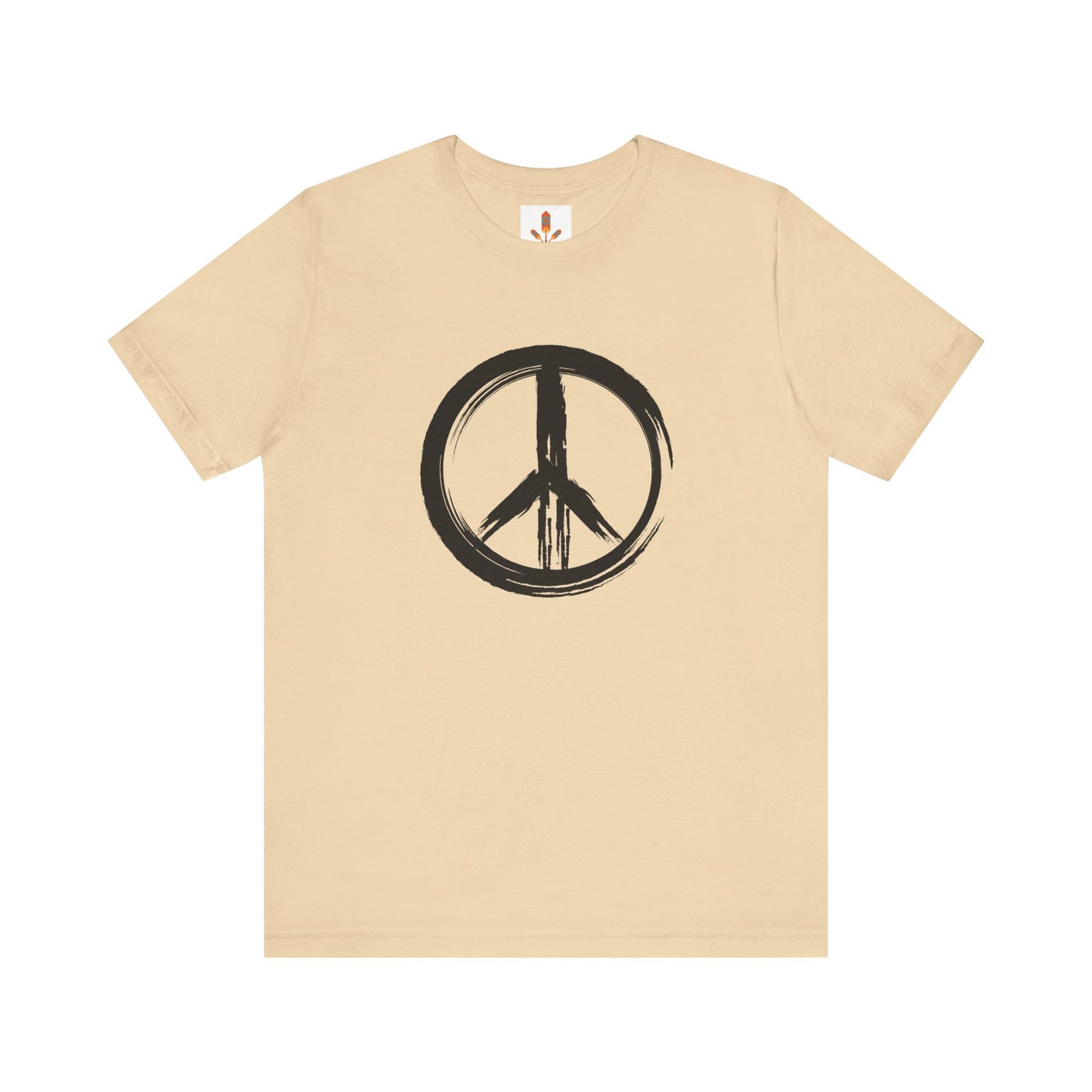 Brush Strokes Peace Sign T-shirt