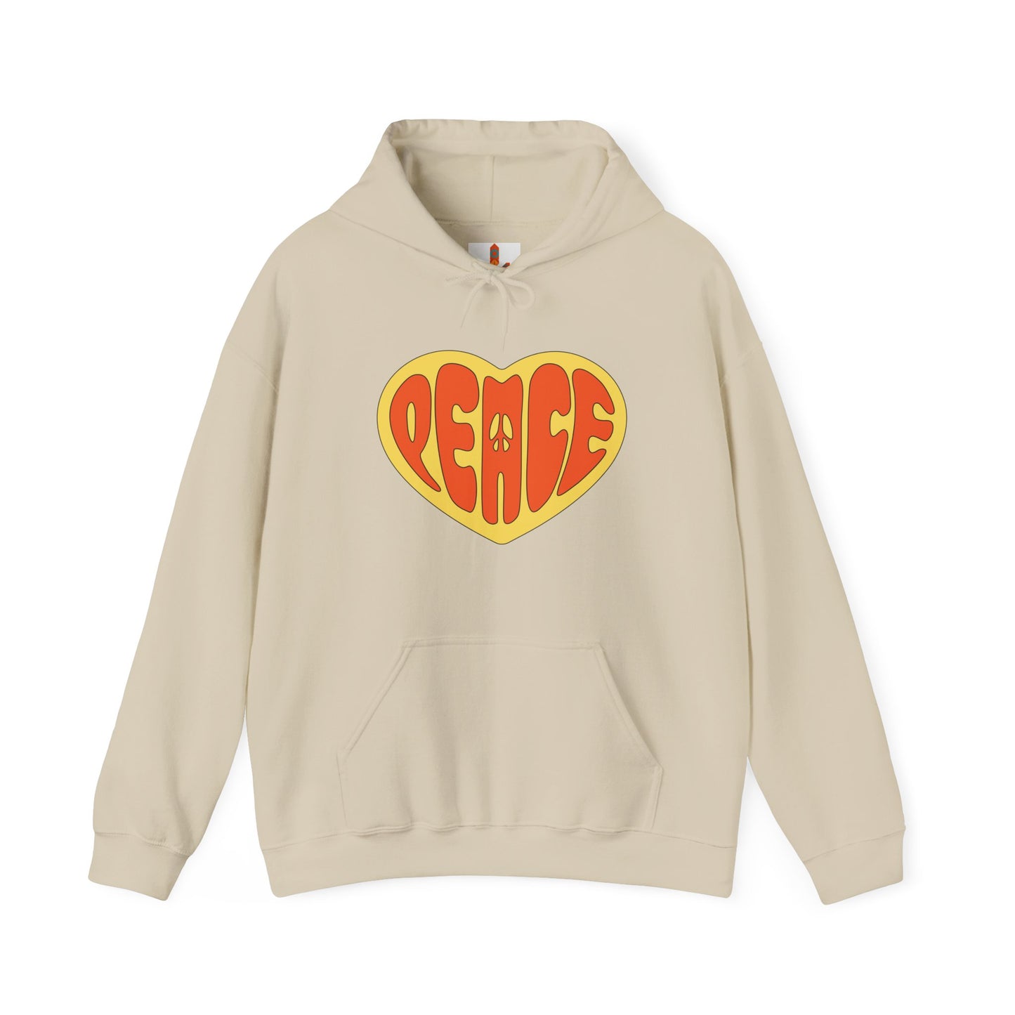 Peace in Heart Design Hoodie