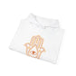 Brown Hamsa Hand Hoodie