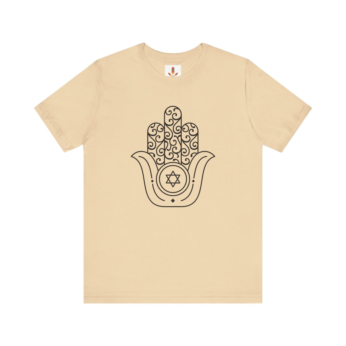 David Star in Hamsa Hand T-shirt