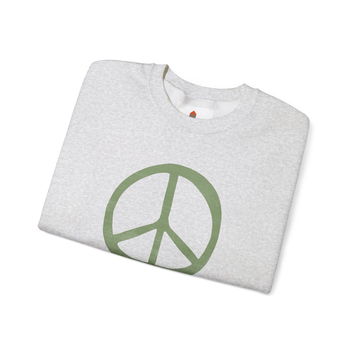 Green Peace Sign Sweatshirt