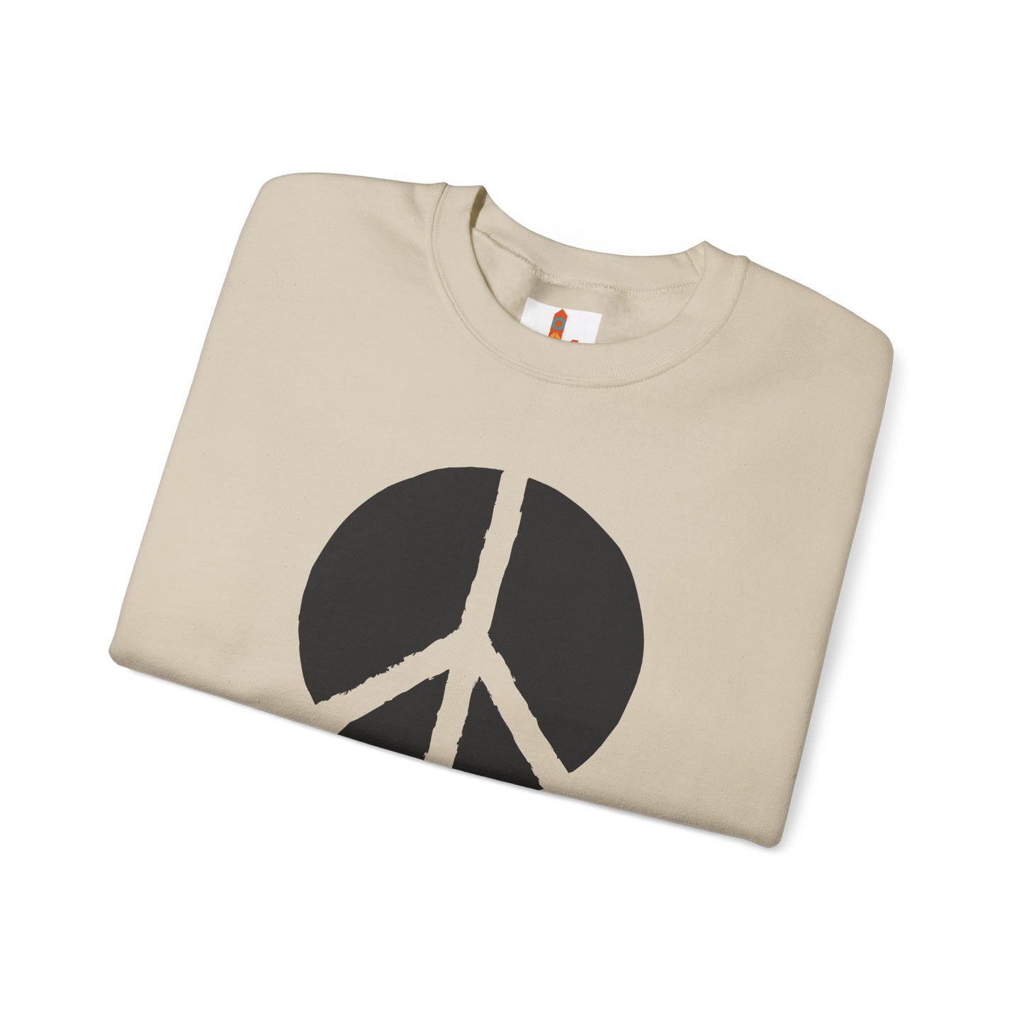 Simple Peace Sign Design Sweatshirt