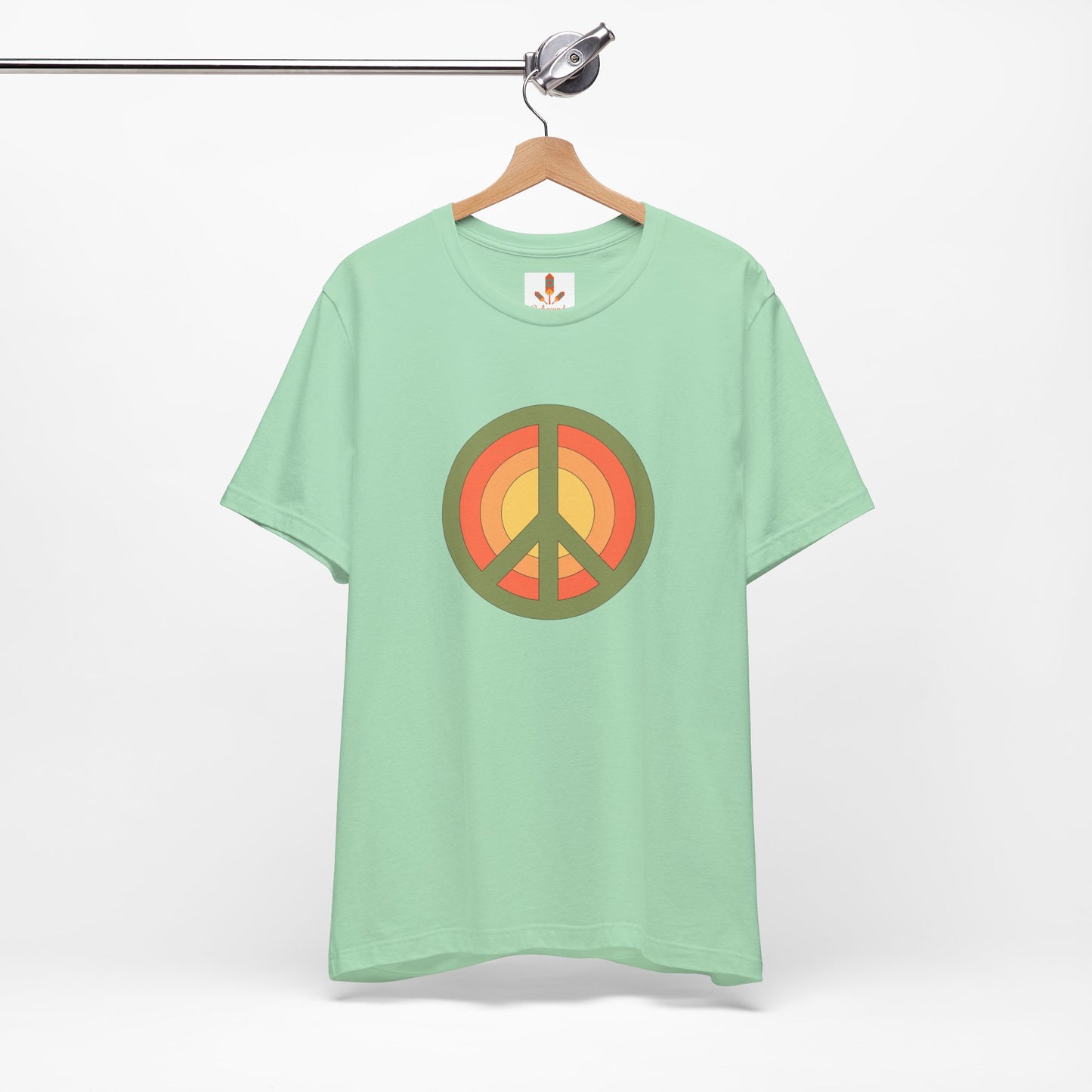 Retro Peace Sign Design T-shirt