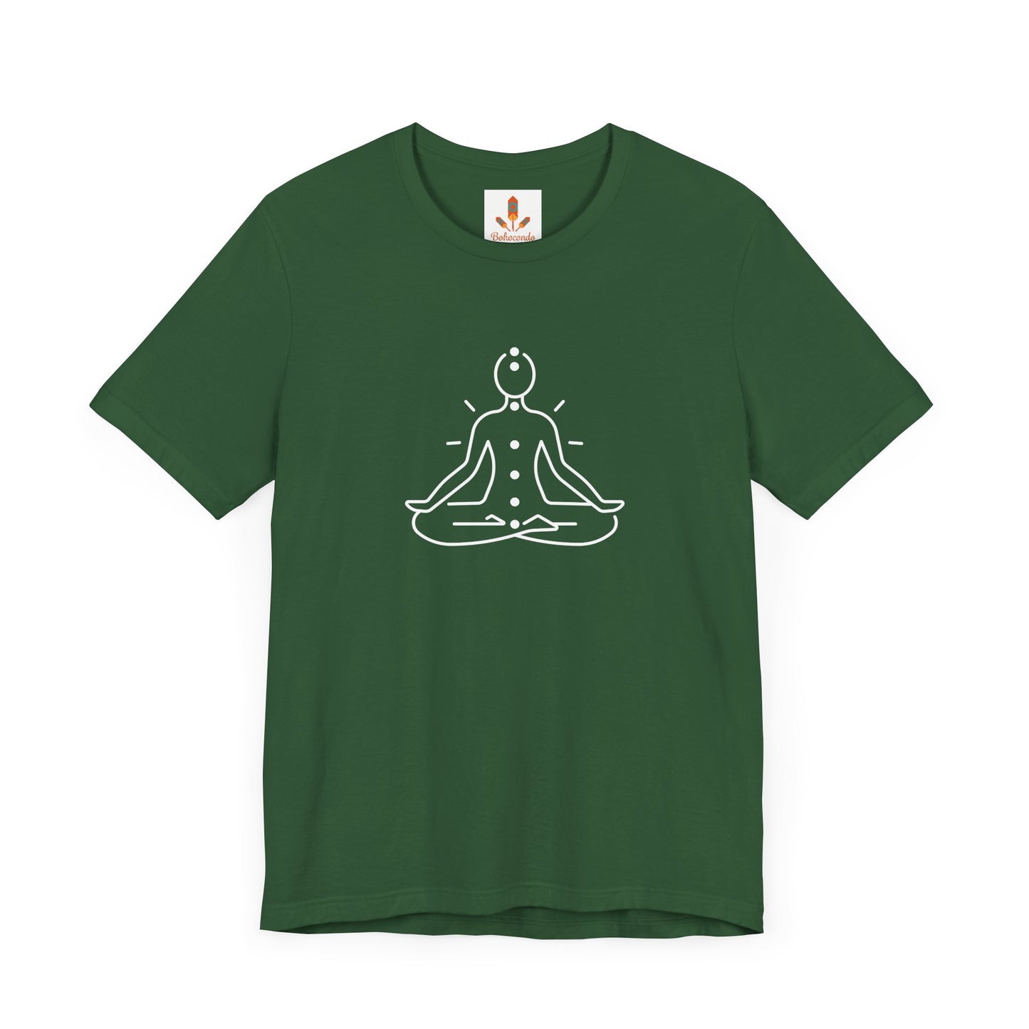 White Chakra Design T-shirt