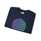 Blue and Green Flower of Life Sweatshirt