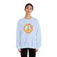 Peace Sign with Flowers Sweatshirt