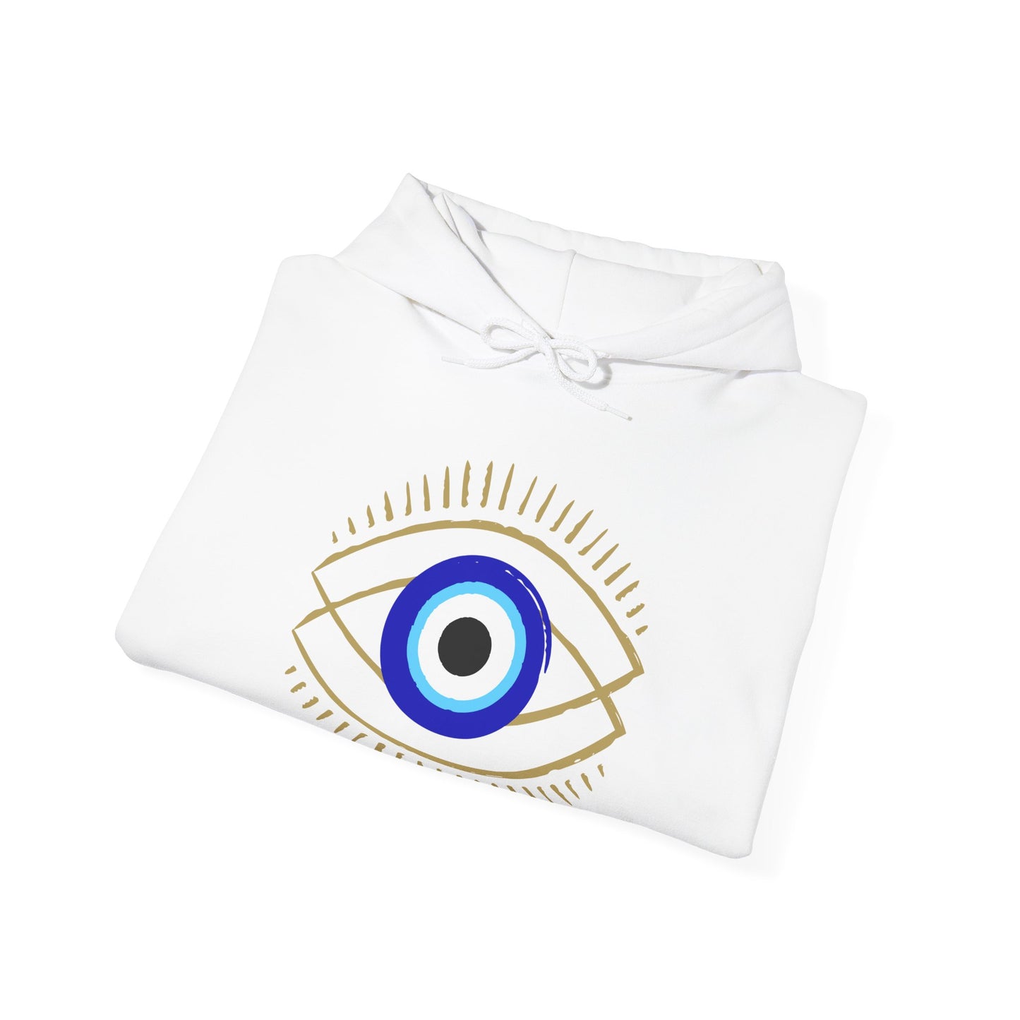 Blue Evil Eye Hoodie