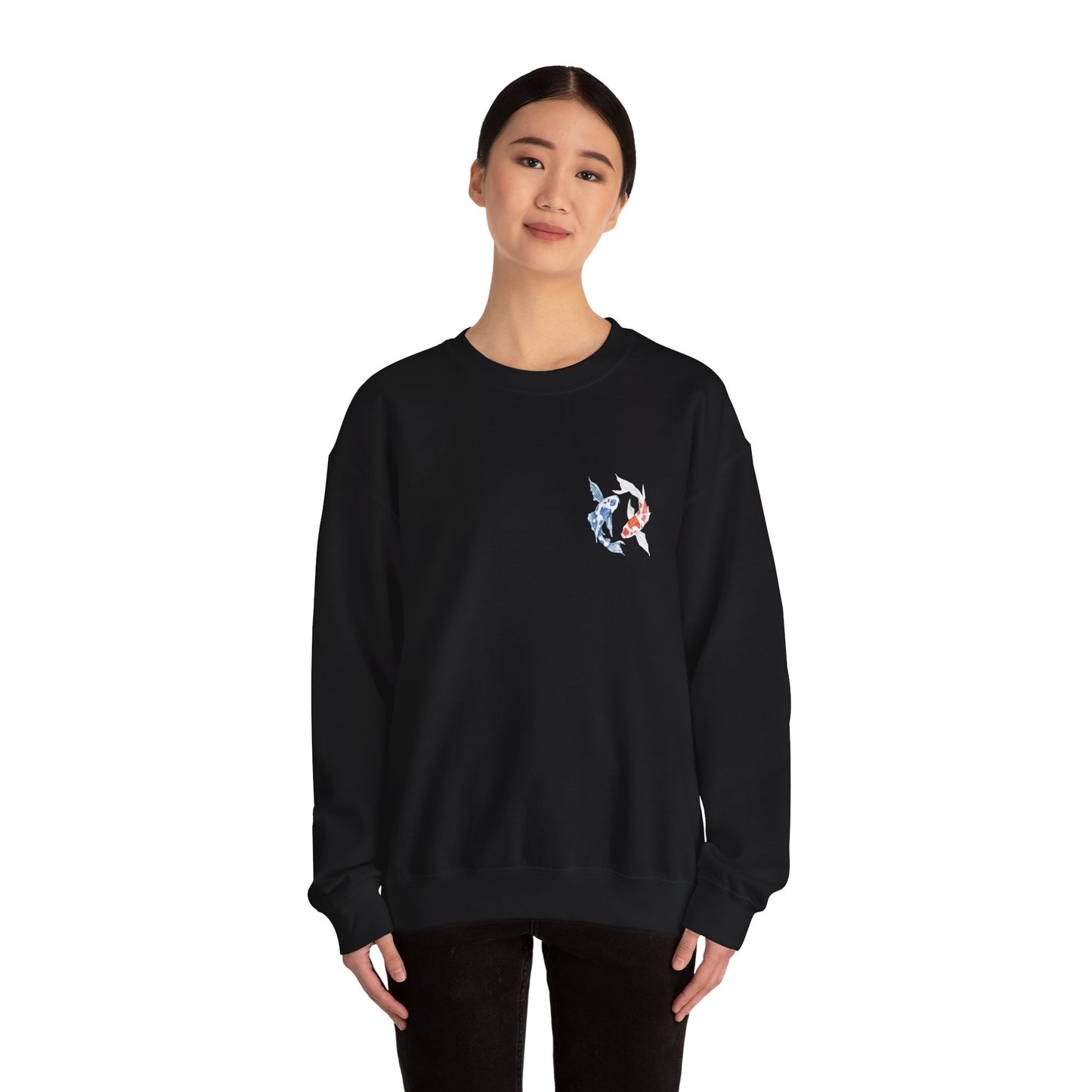 Colorful Yin and Yang Fish Sweatshirt