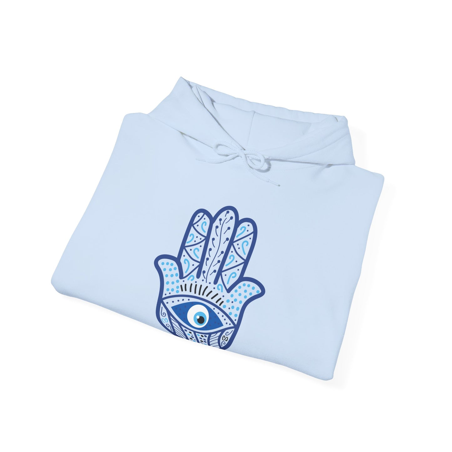 Hamsa Hand with Blue Eye Hoodie