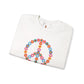 Peace Sign made of Flowers Sweatshirt