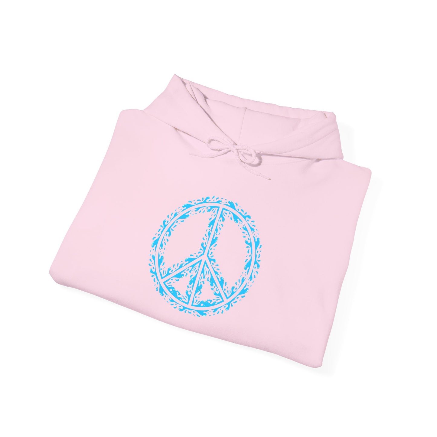 Peace Sign with Water Design Hoodie