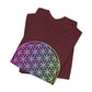 Blue and Green Flower of Life T-shirt (NEW)