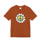 Peace Sign in White Flower T-shirt