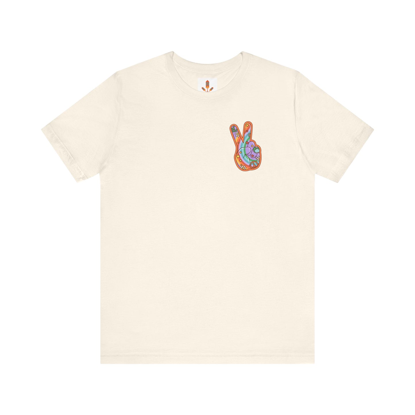 Hippie Peace Hand Sign T-shirt