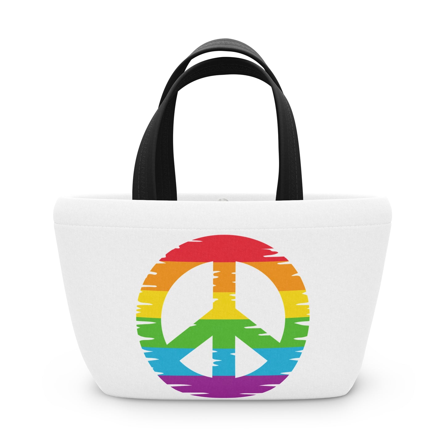 Rainbow Peace Sign Bag