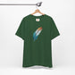 Blue and White Feather T-shirt