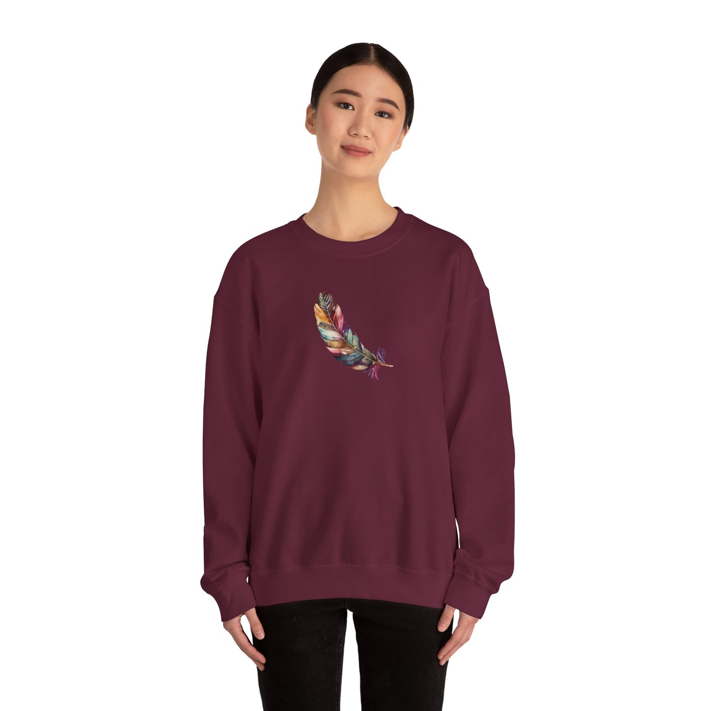 Feather Drawing Sweatshirt