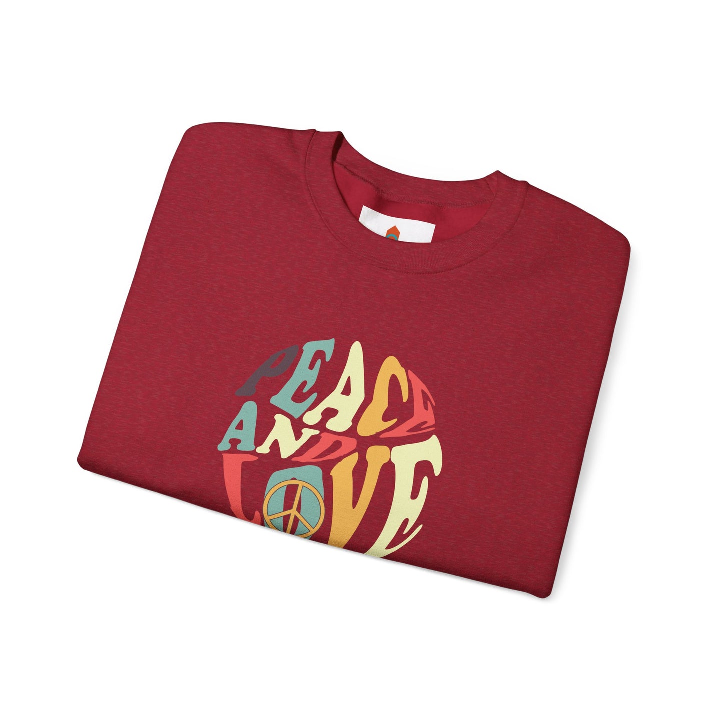 Peace and Love Design Sweatshirt