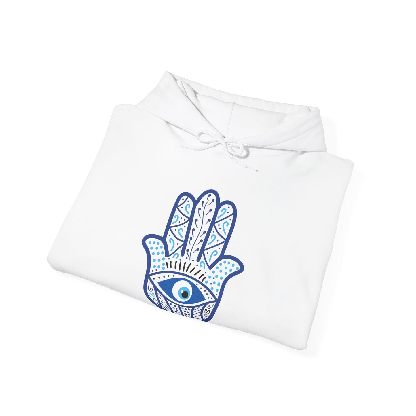 Hamsa Hand with Blue Eye Hoodie