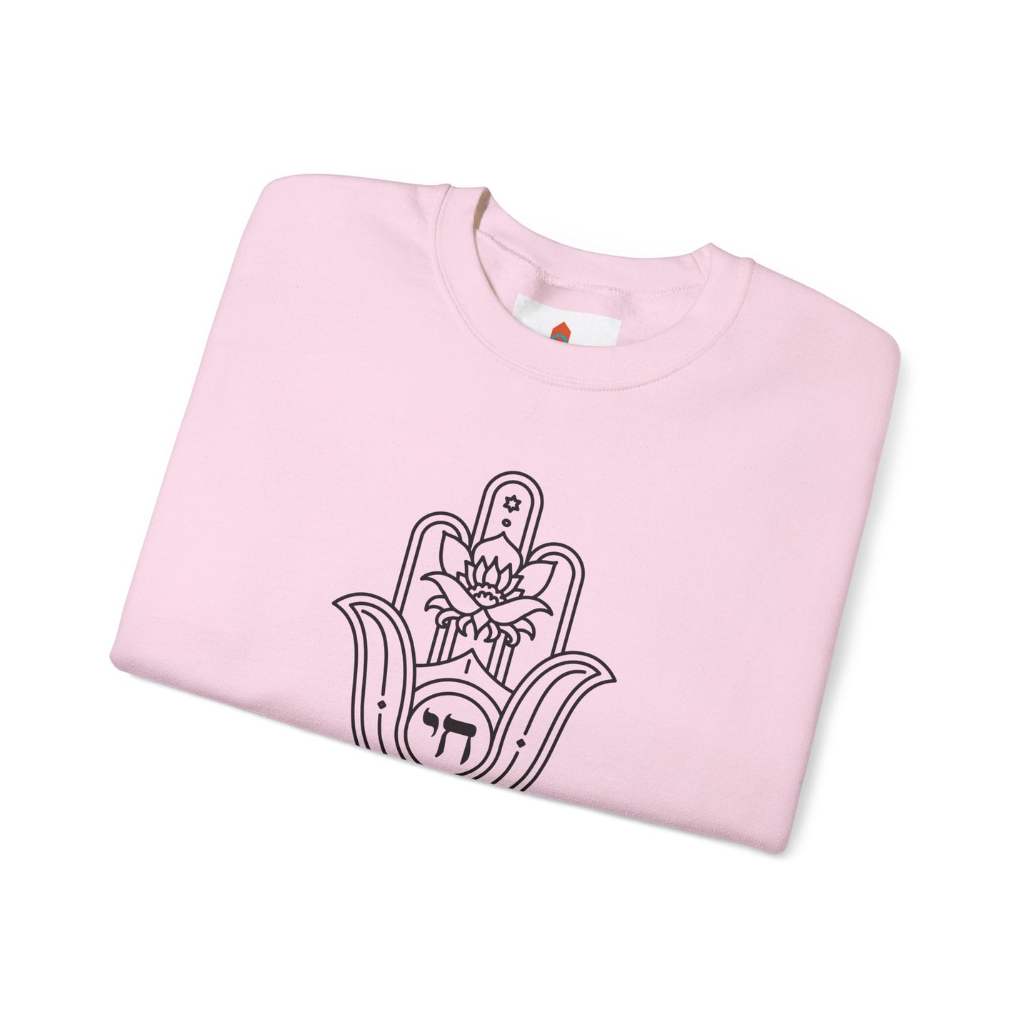 Hamsa Hand with Lotus Design Sweatshirt