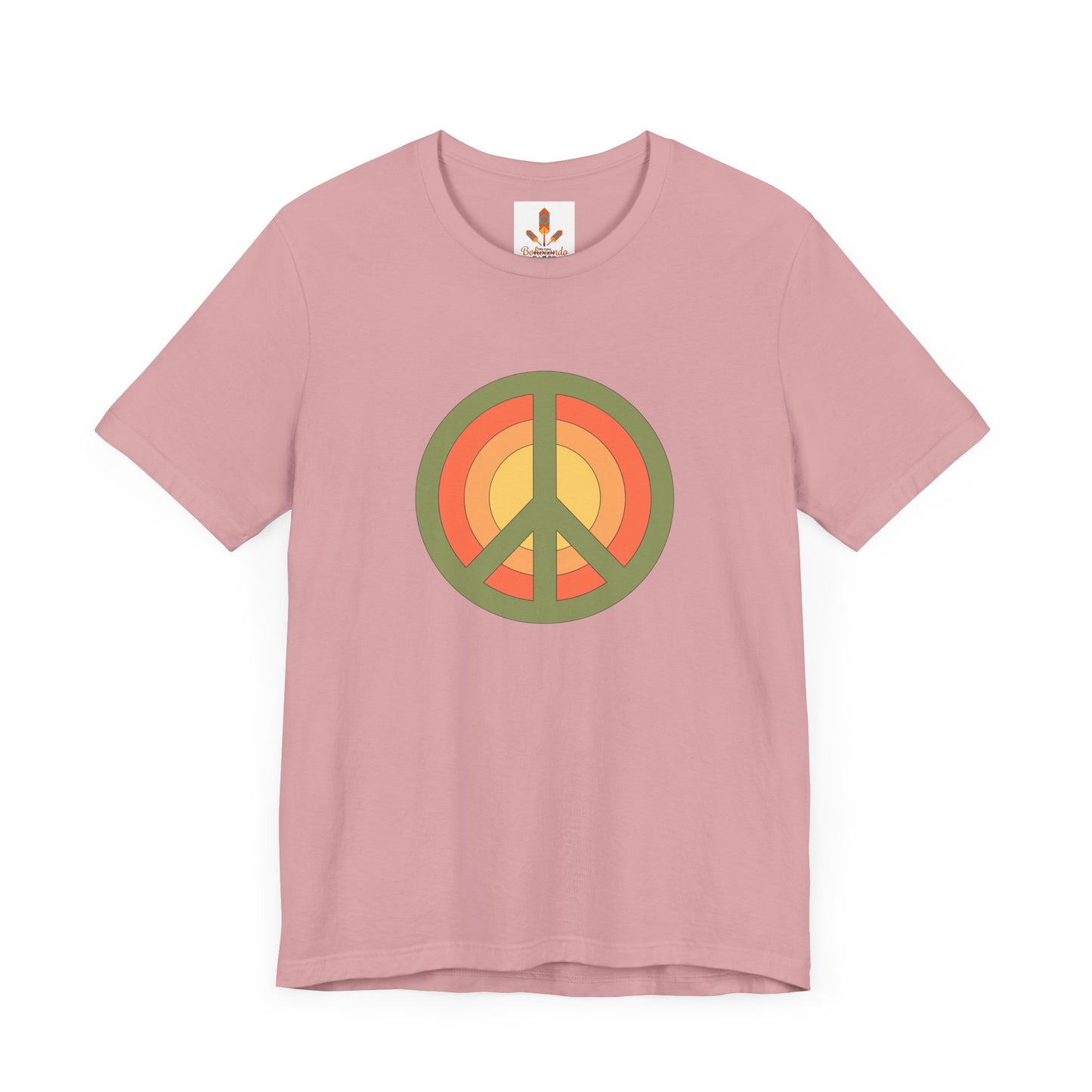 Retro Peace Sign Design T-shirt