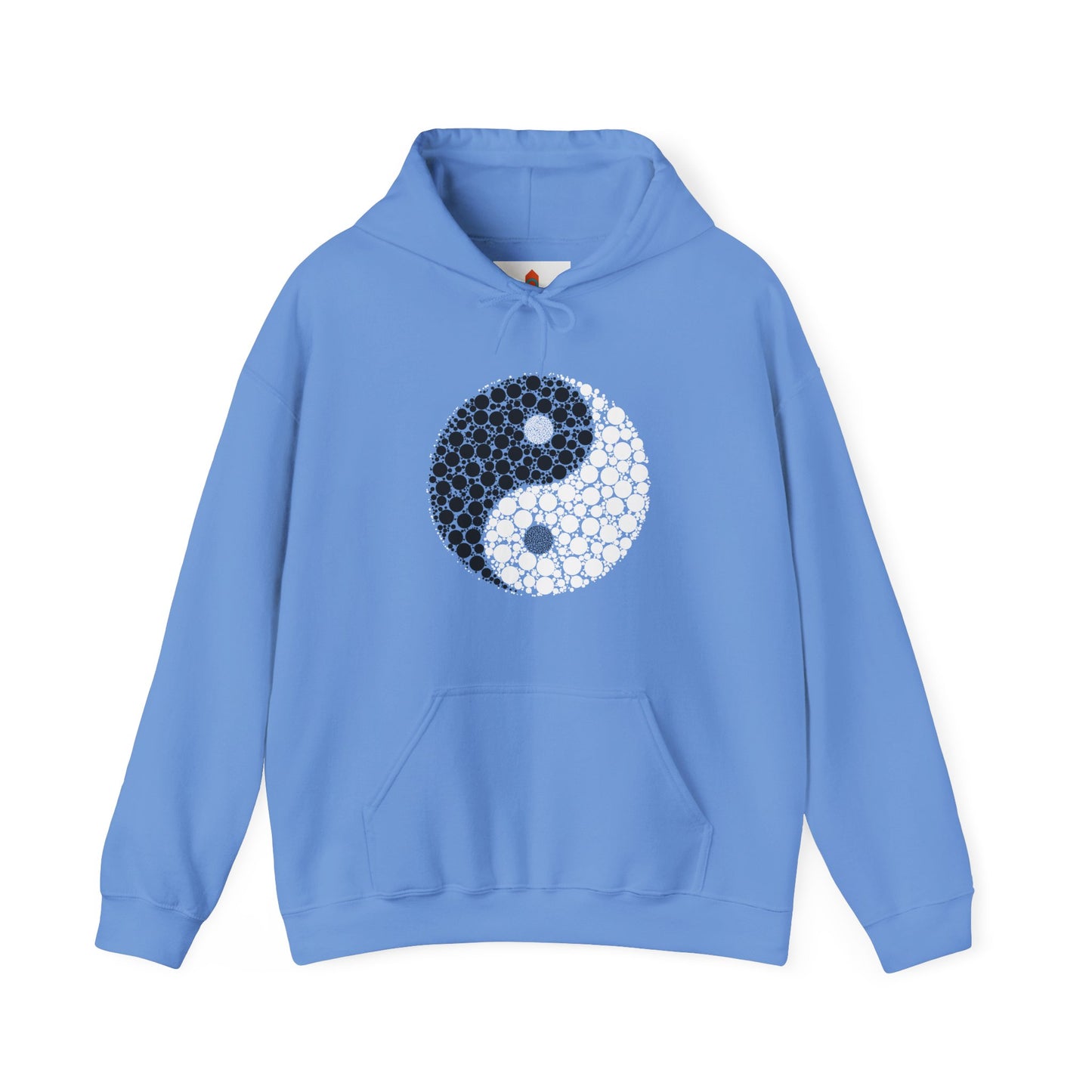 Yin Yang made with Dots Hoodie