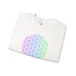 Blue and Green Flower of Life Sweatshirt
