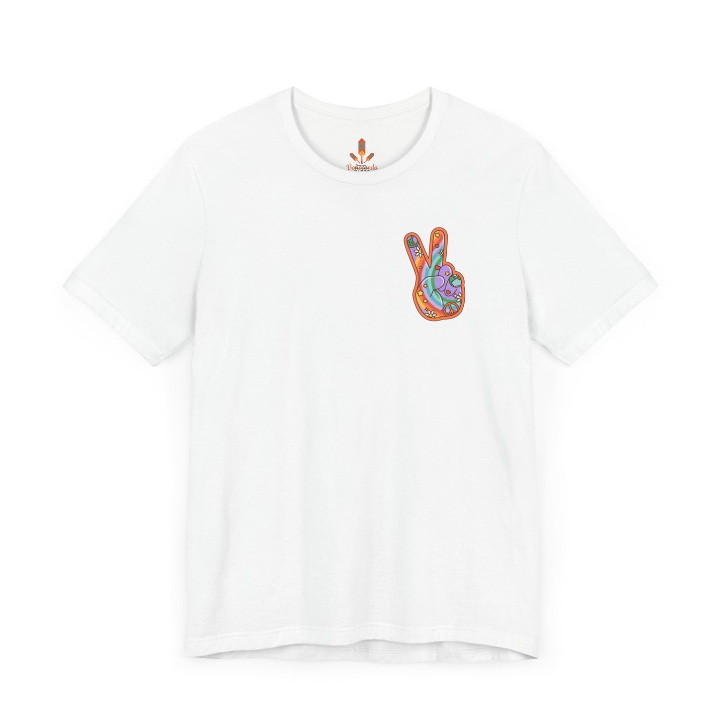 Hippie Peace Hand Sign T-shirt