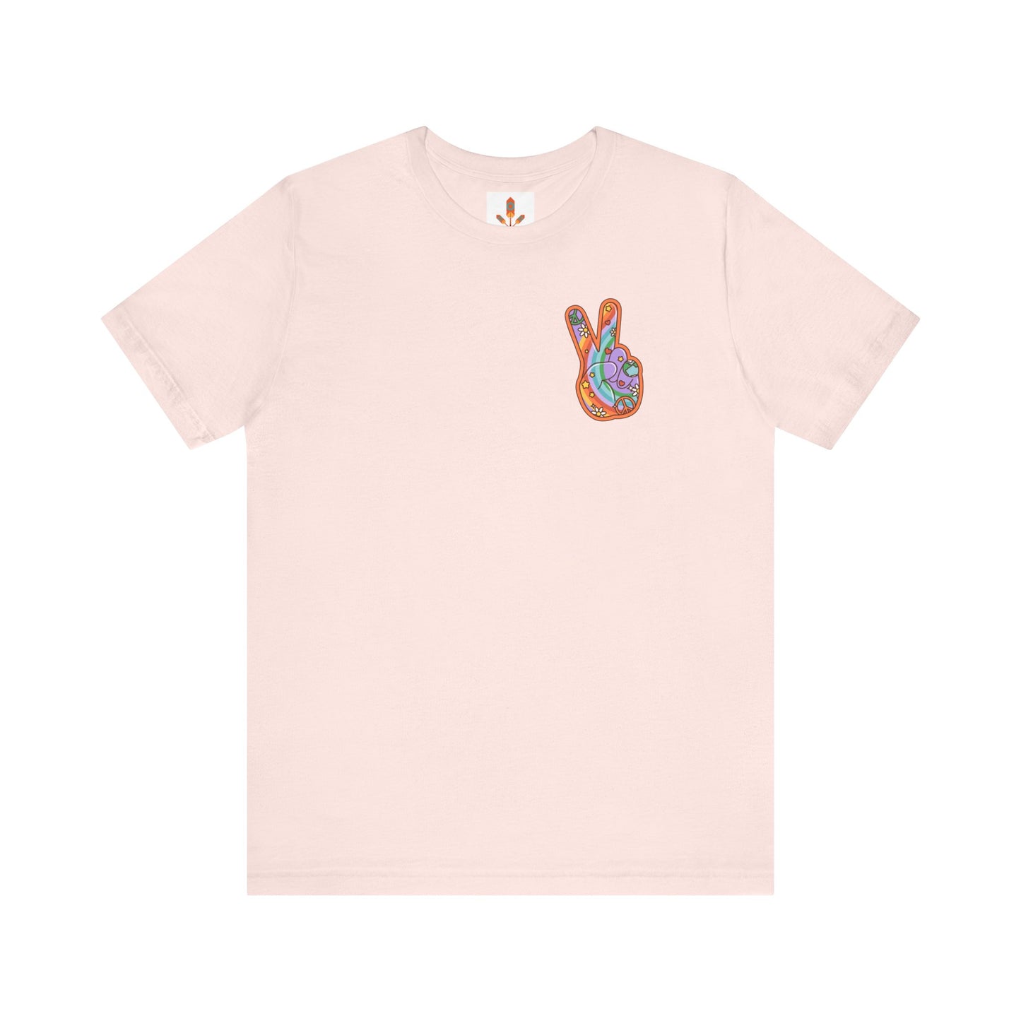 Hippie Peace Hand Sign T-shirt