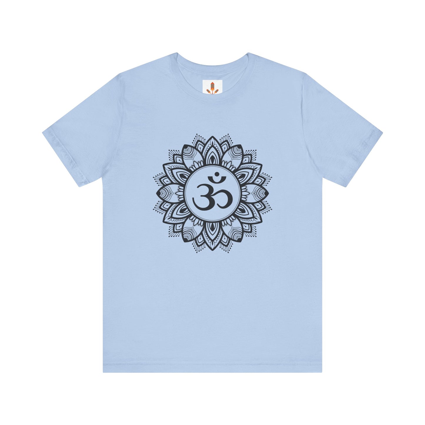 Om in Lotus Mandala T-shirt