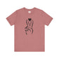 Peace Hand Sign with Heart T-shirt