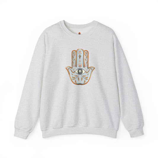 Silver Hamsa Hand Sweatshirt