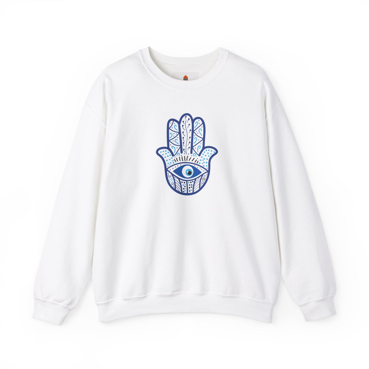 Hamsa Hand with Blue Eye Sweatshirt