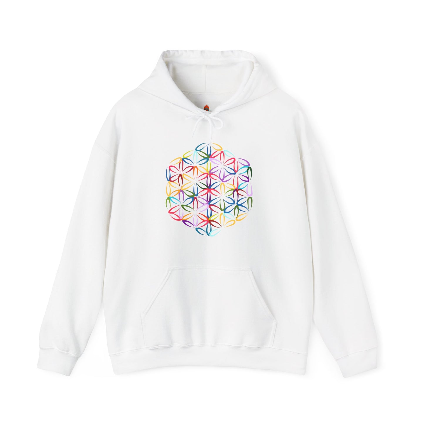 Multicolor Flower of Life Hoodie