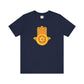 Golden Hamsa Hand with Star of David T-shirt