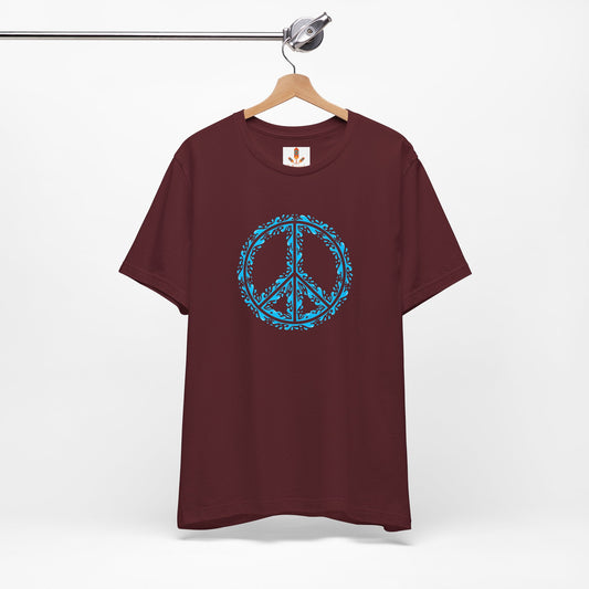 Peace Sign with Water Design T-shirt