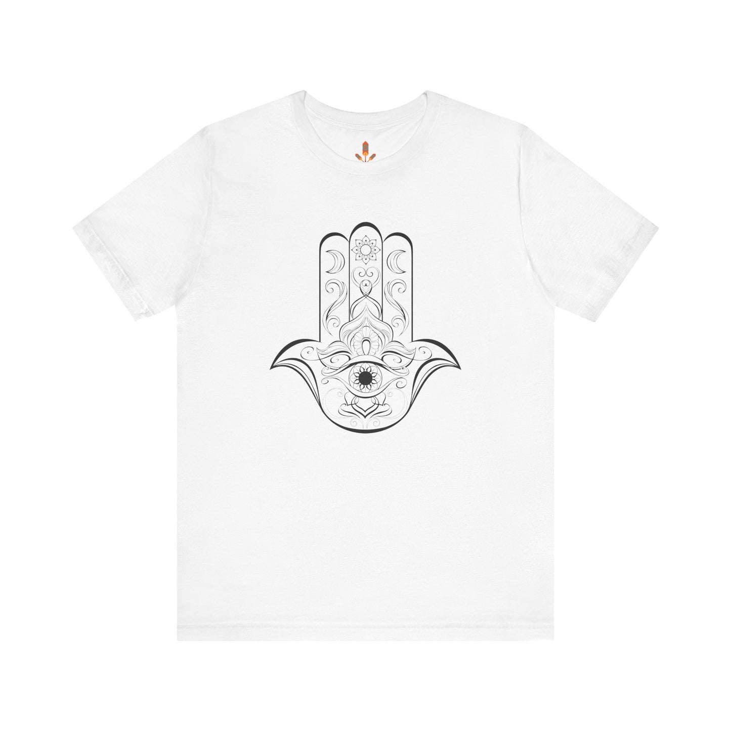 Hamsa Hand with Lotus Flower T-shirt