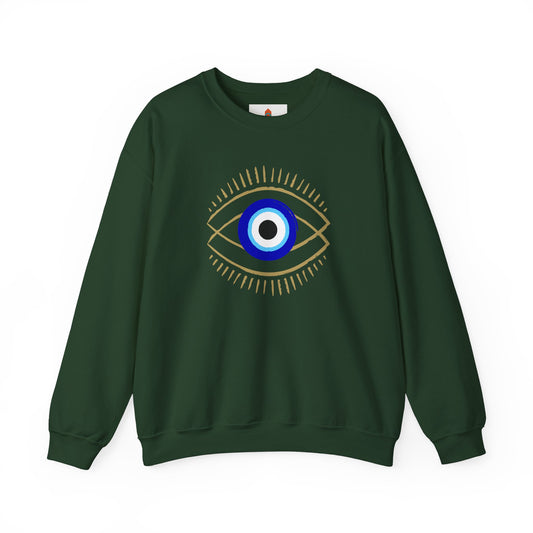 Blue Evil Eye Sweatshirt