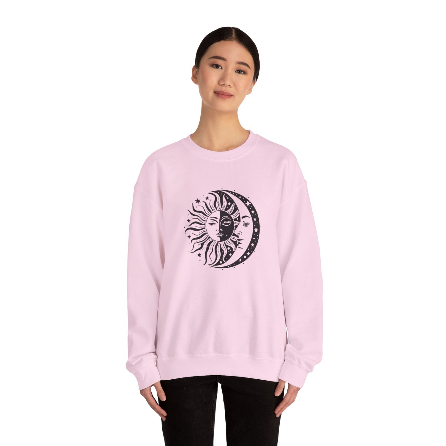 Moon and Sun Art Sweatshirt