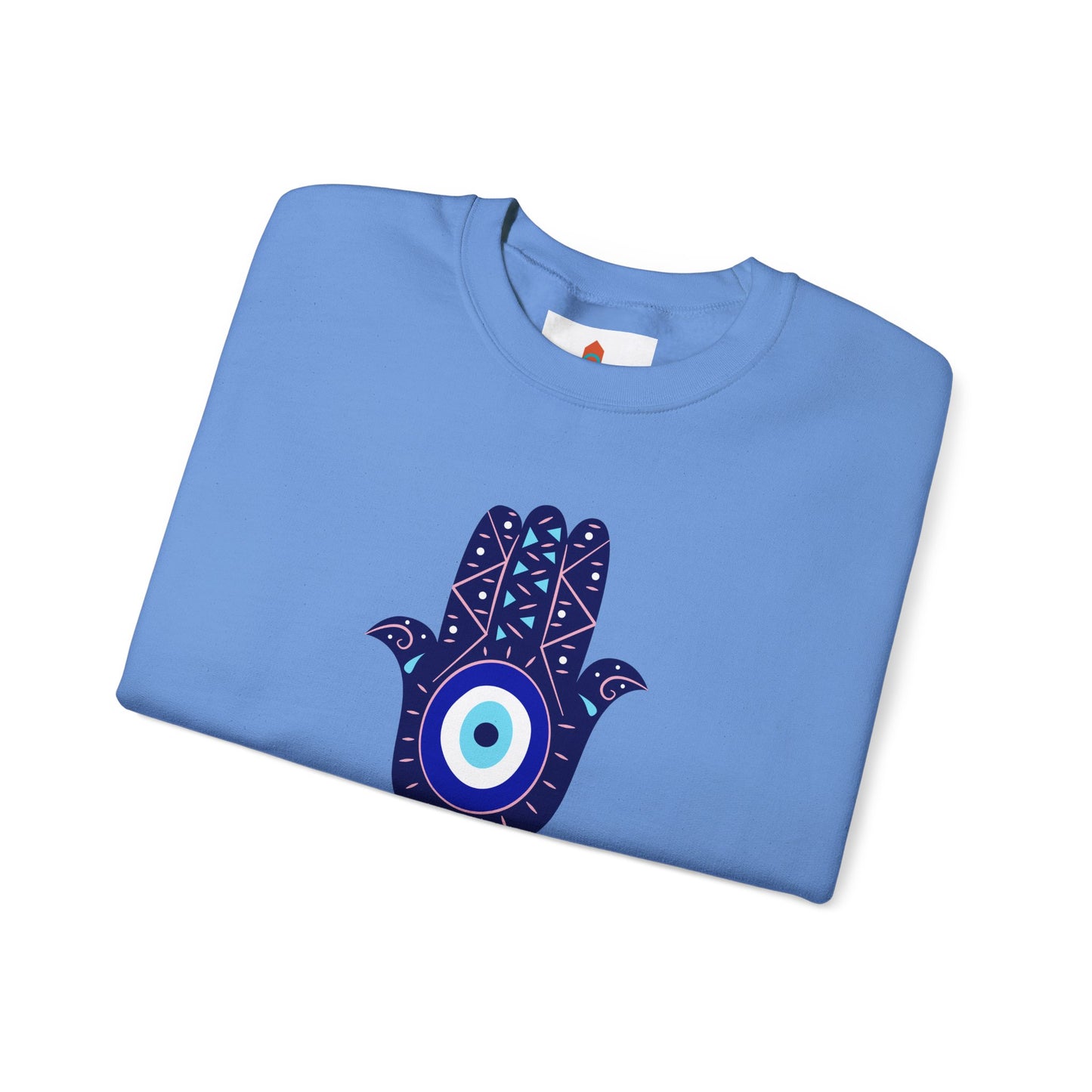 Blue Hamsa Hand Sweatshirt