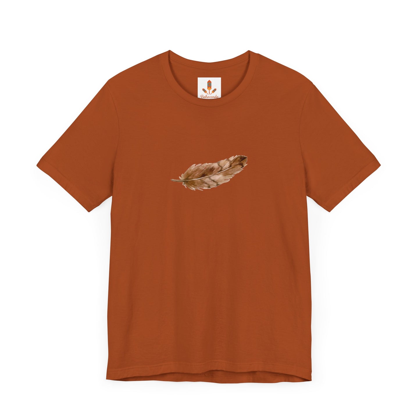 Brown Feather T-shirt